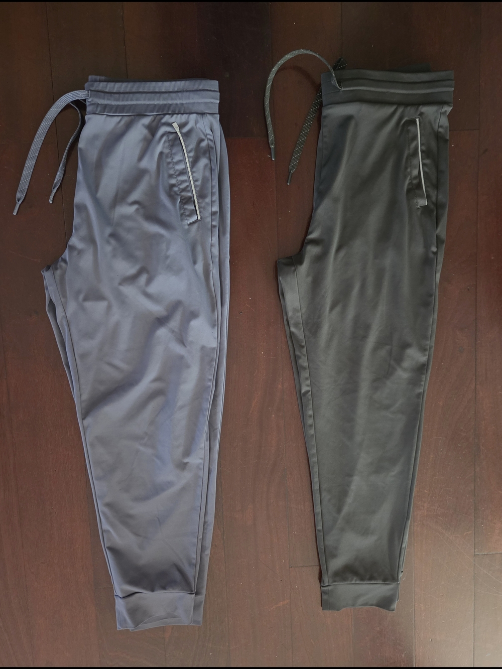 Heat Men's Jogger Pants Duo - Gray and Olive